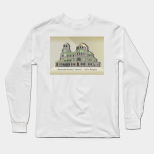 Abstract Art - Cathedral ''Alexander Nevsky'' Long Sleeve T-Shirt